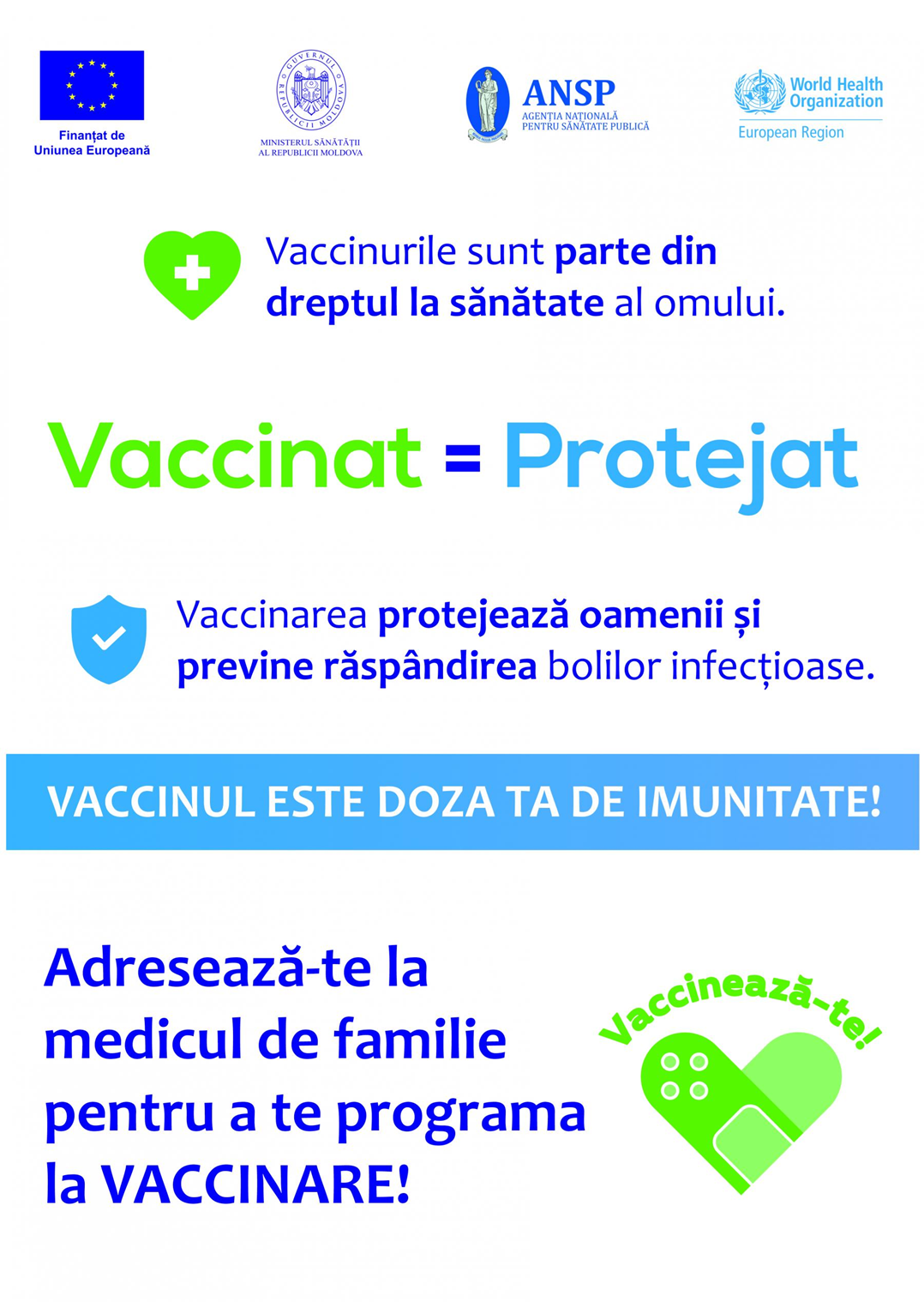 Săptămâna Europeană a Imunizării21-27 aprilie 2024